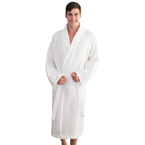 Turkish Cotton Waffle Weave Bathrobe