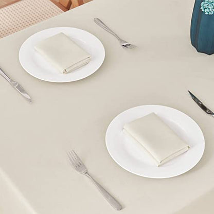 Waterproof Linen Textured Tablecloth