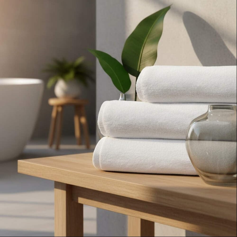 Ring Spun Cotton Bath Towels Set