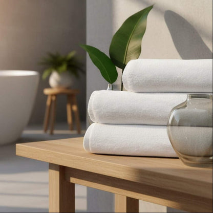 Ring Spun Cotton Bath Towels Set