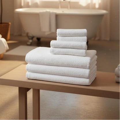 Ring Spun Cotton Bath Towels Set