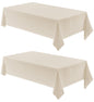 Waterproof Linen Textured Tablecloth