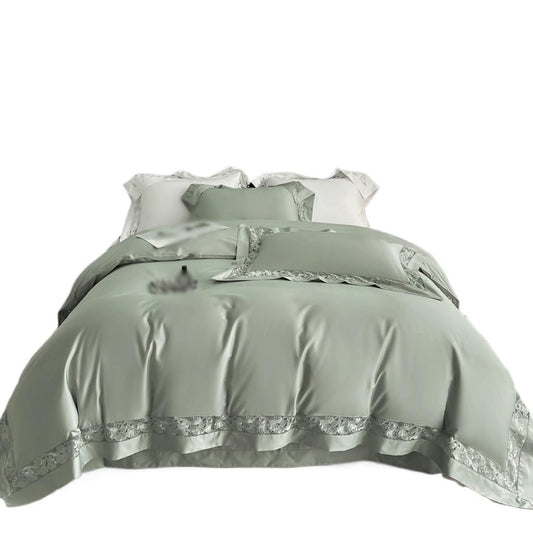 Long Staple Cotton Satin Duvet Set