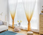 Ombre Voile Sheer Curtain Panels