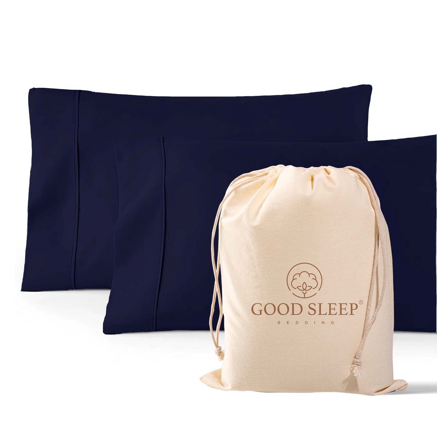 Egyptian Cotton Sateen Pillowcase Set