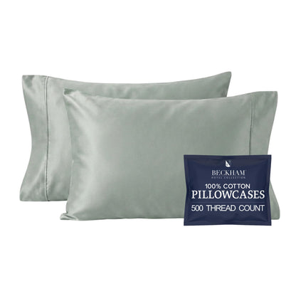Cooling Sateen Cotton Pillowcases