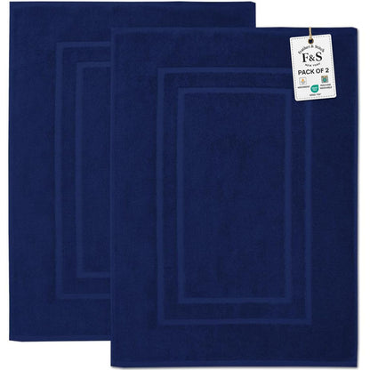 2 Piece Bathroom Bath Mat Set