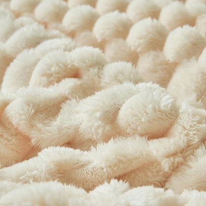 Double-Sided Fleece Throw Blanket