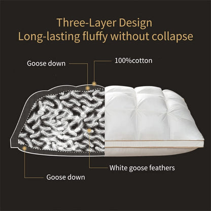 Goose Down Bed Pillow