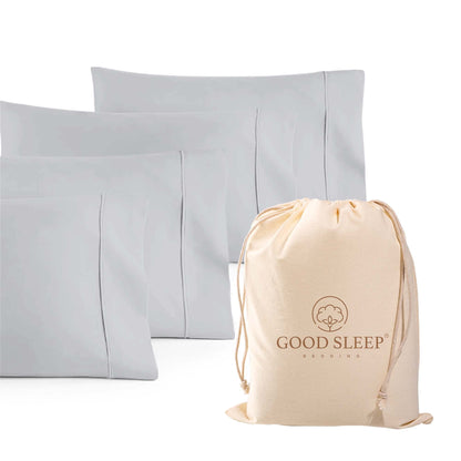 Egyptian Cotton Sateen Pillowcase Set