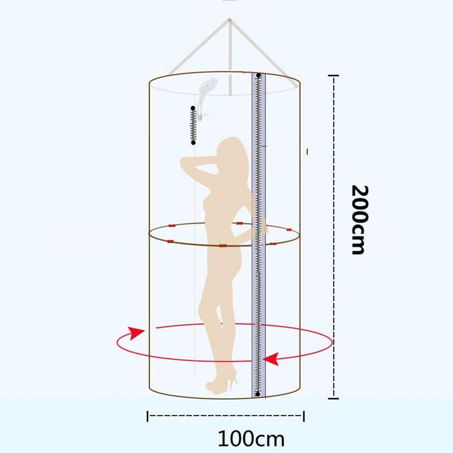 Waterproof Polyester Shower Curtain