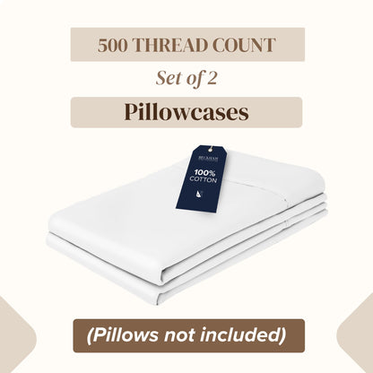 Cooling Sateen Cotton Pillowcases