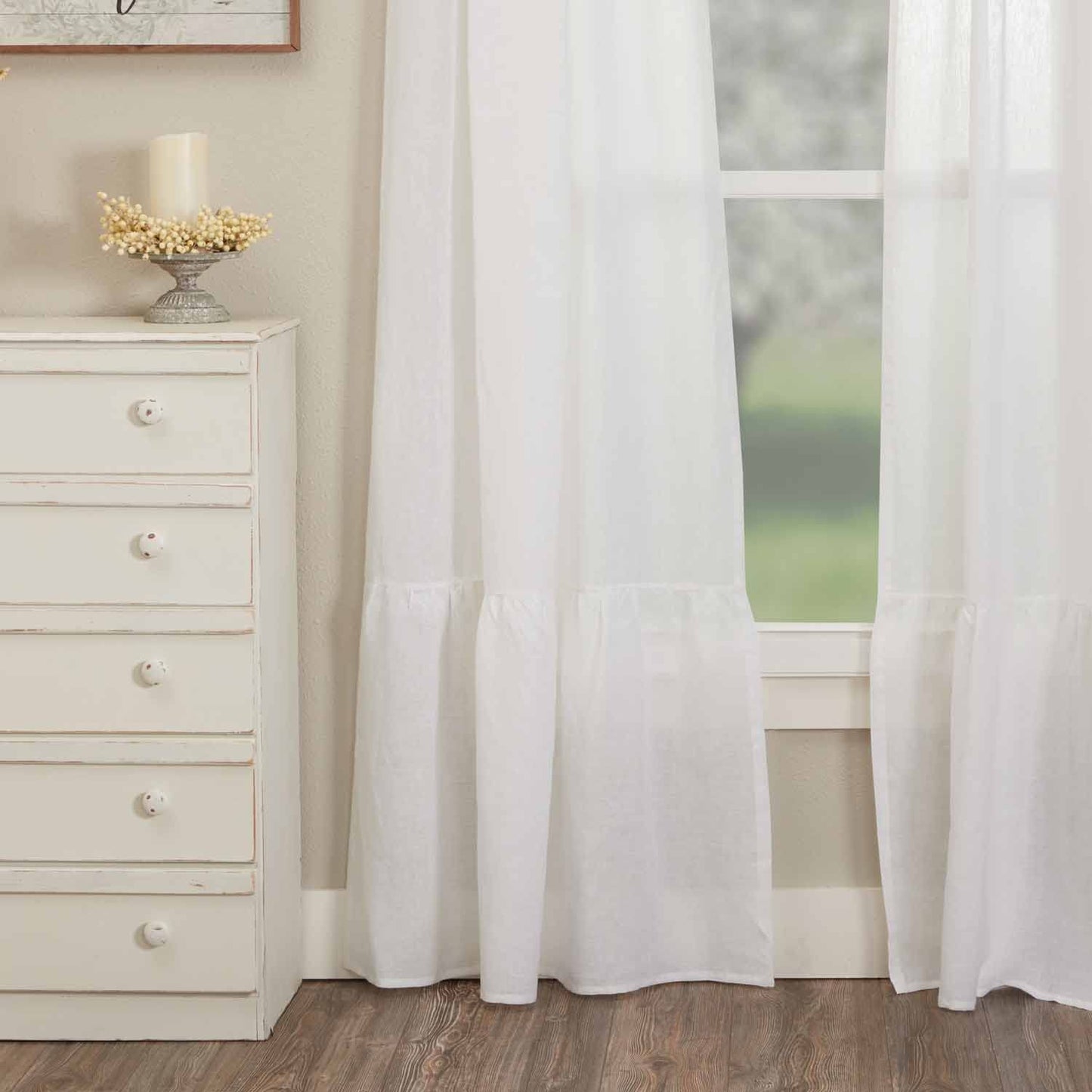 Provincial Linen Window Curtain