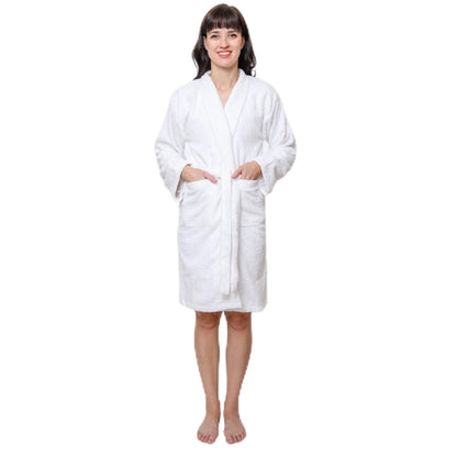 Lightweight Terry Cloth Bathrobe