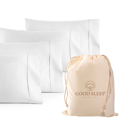 Egyptian Cotton Sateen Pillowcase Set