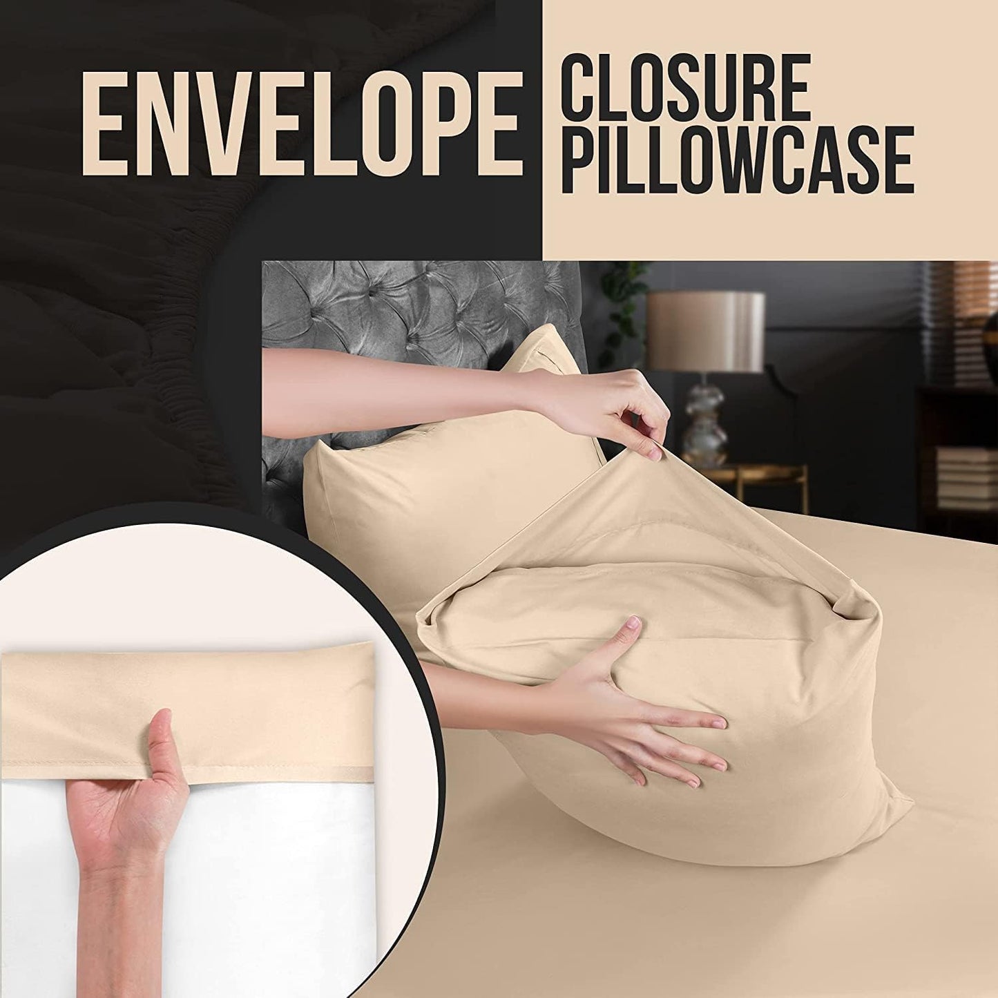 Brushed Microfiber Pillowcase Set