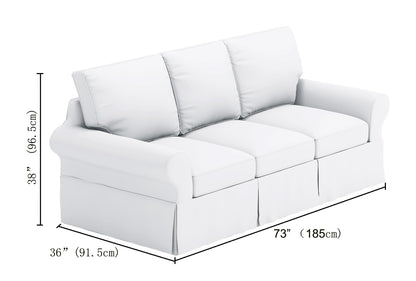 Heavy Cotton 3 Seat Sofa Slipcover