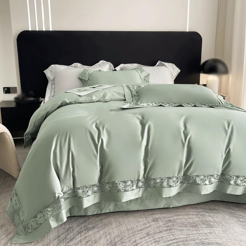 Long Staple Cotton Satin Duvet Set