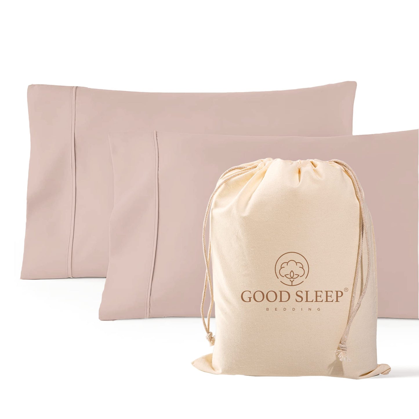 Egyptian Cotton Sateen Pillowcase Set