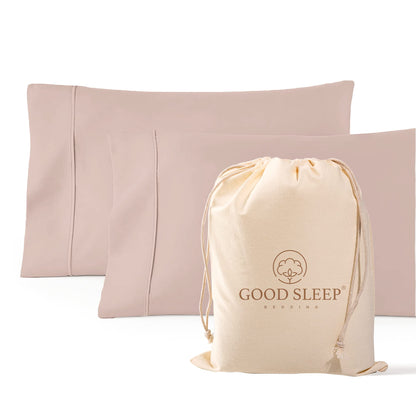 Egyptian Cotton Sateen Pillowcase Set