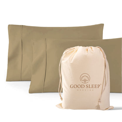 Egyptian Cotton Sateen Pillowcase Set