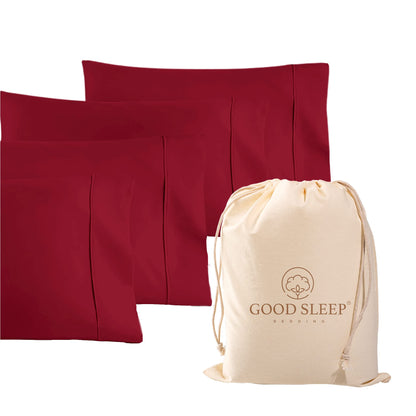 Egyptian Cotton Sateen Pillowcase Set
