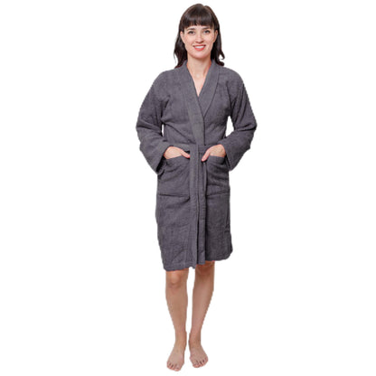 Lightweight Terry Cloth Bathrobe