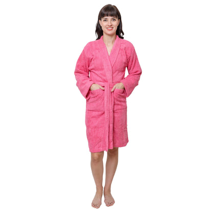 Lightweight Terry Cloth Bathrobe