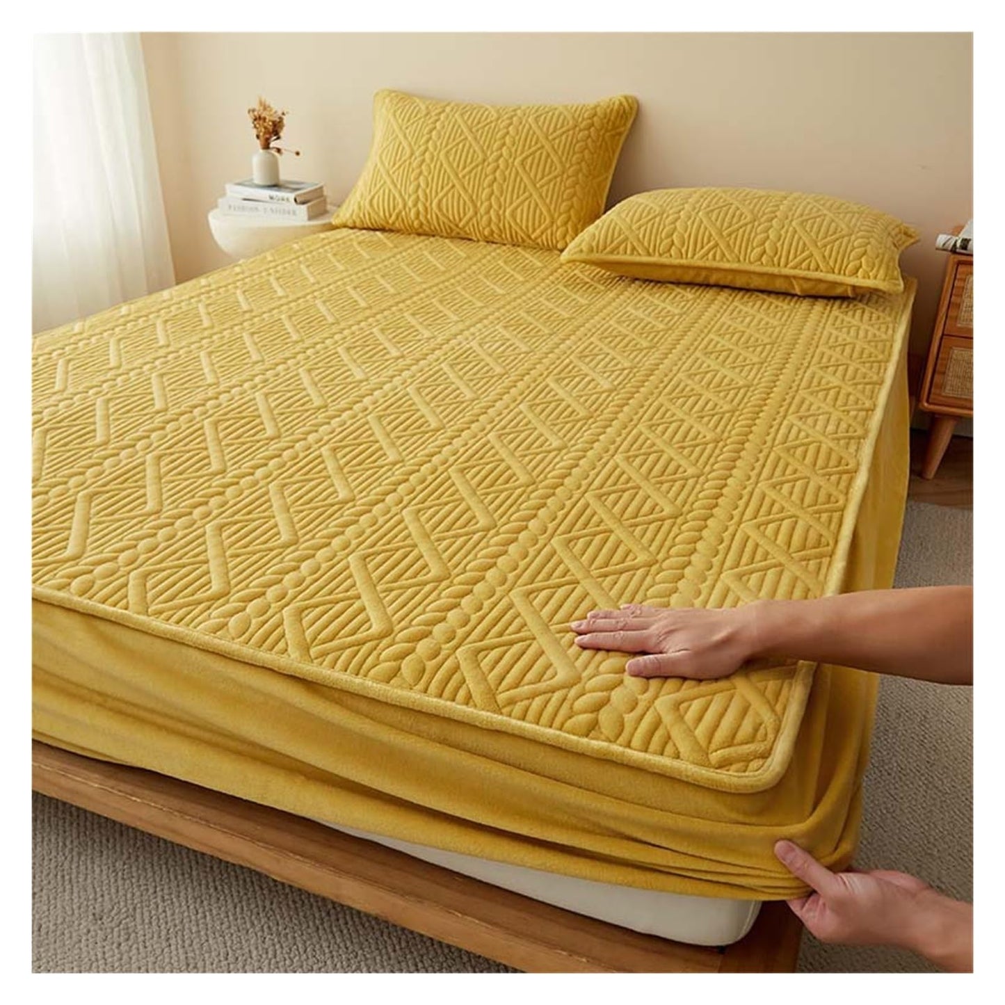 Quilted Deep Pocket Mattress Pad