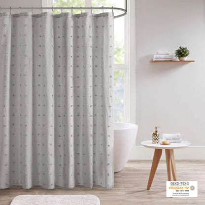 Jacquard Cotton Shower Curtain