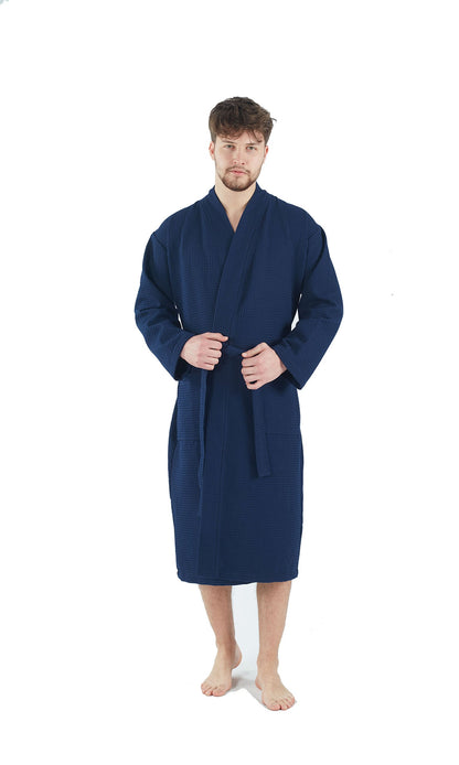 Turkish Cotton Waffle Bathrobe