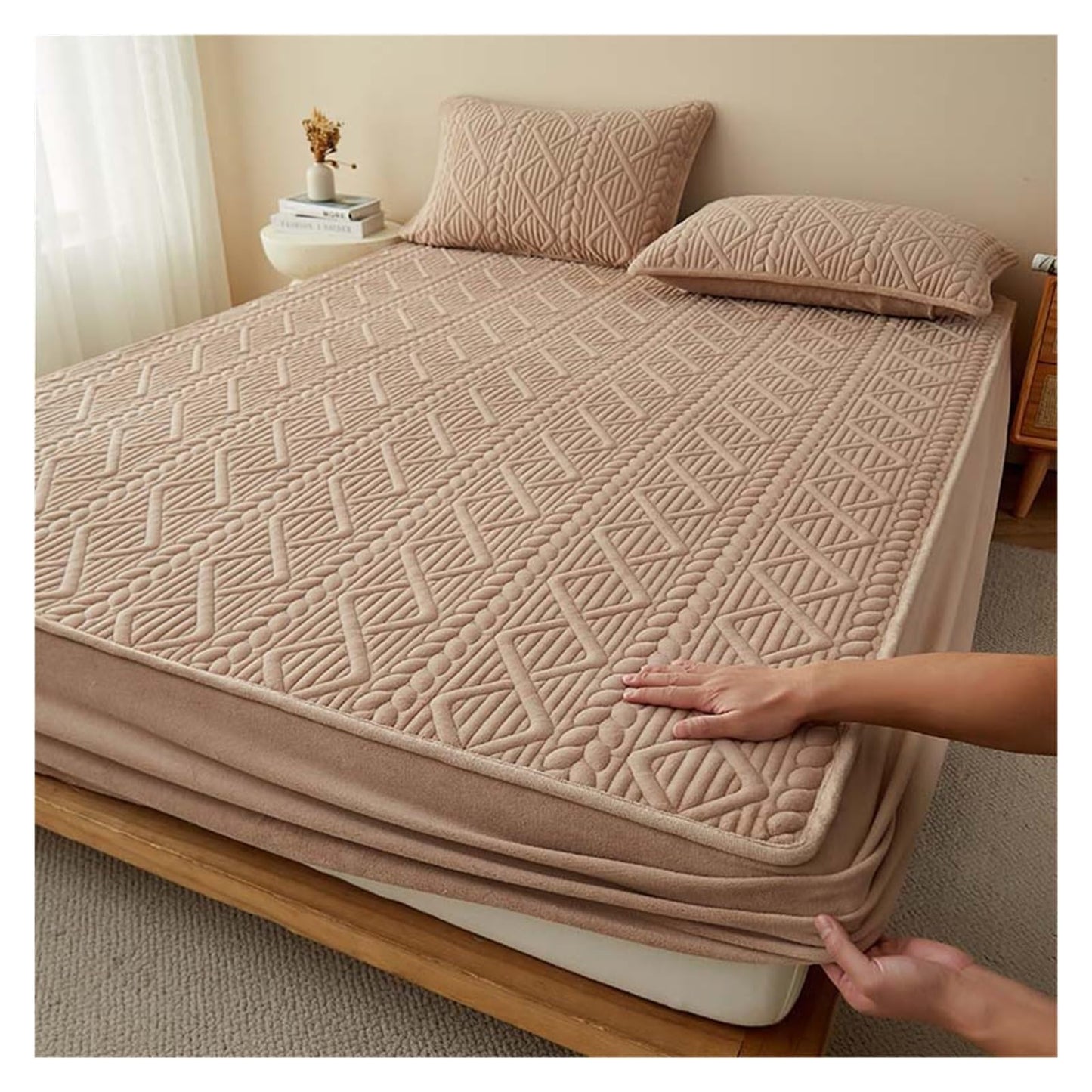 Quilted Deep Pocket Mattress Pad