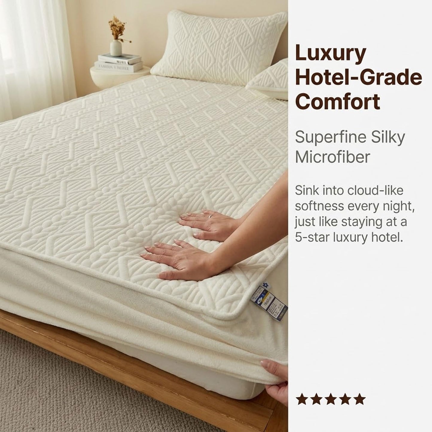 Quilted Deep Pocket Mattress Pad