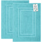 2 Piece Bathroom Bath Mat Set