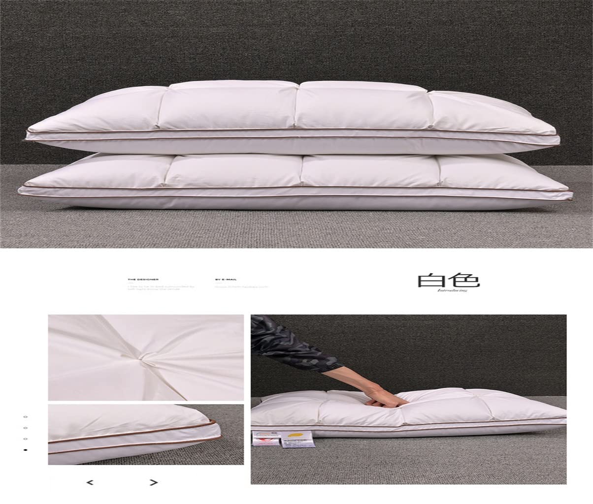 Three-Layer White Goose Down Pillow