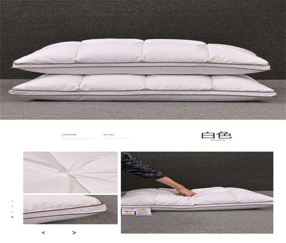 Three-Layer White Goose Down Pillow