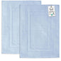 2 Piece Bathroom Bath Mat Set