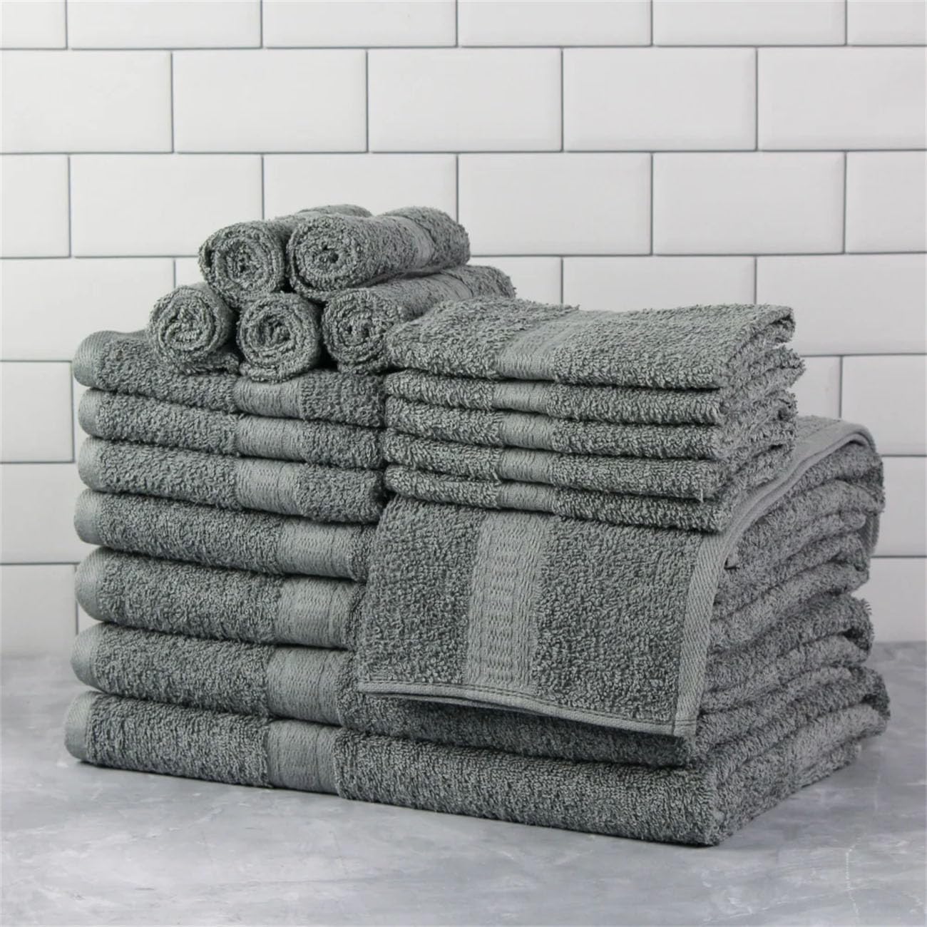 18 Piece Bath Towel Set