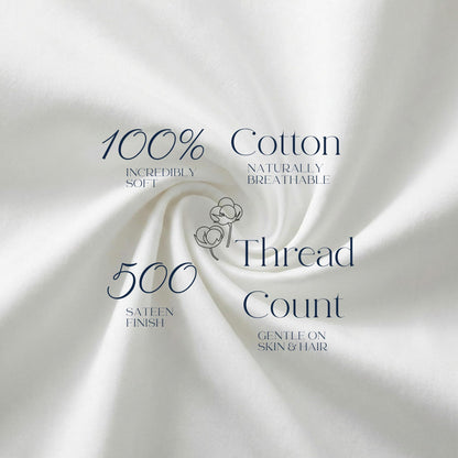 Cooling Sateen Cotton Pillowcases