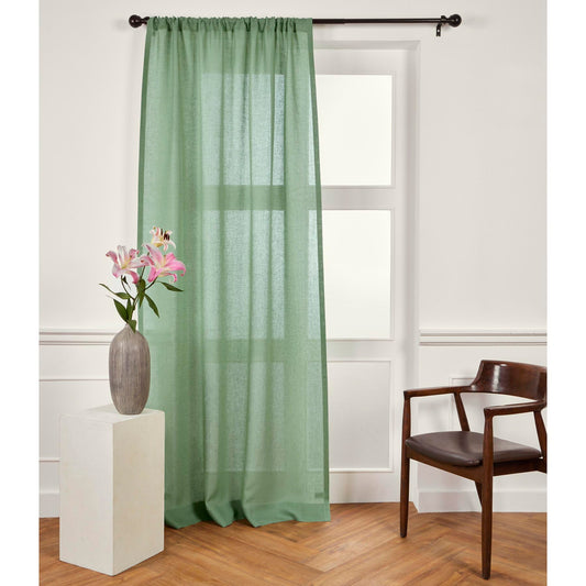 Pure Linen Sheer Curtain Panel
