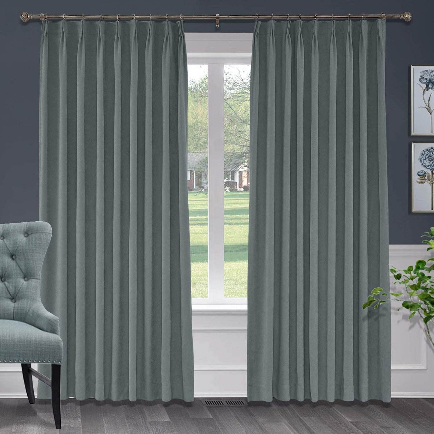 Soft Touch Blackout Curtain Panels
