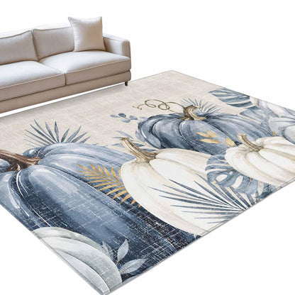 Pumpkin Leaf Linen Table Runner