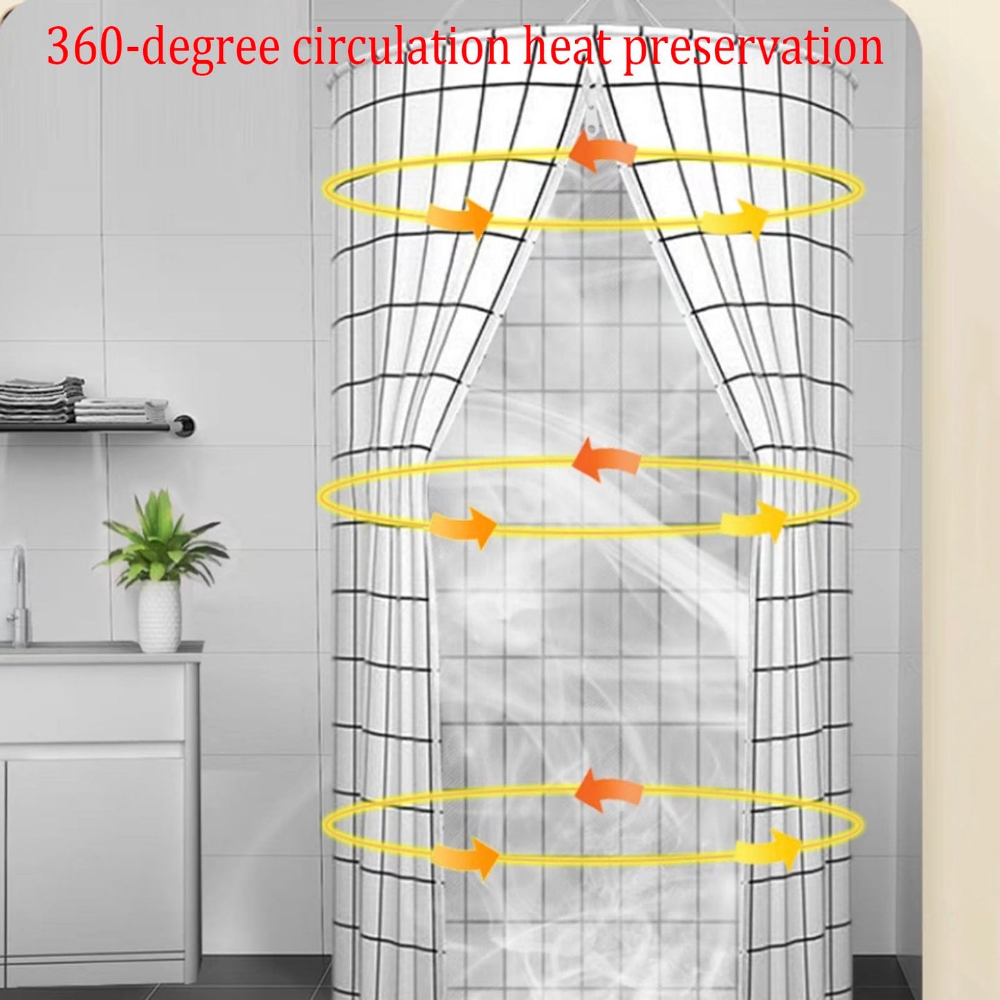 Waterproof Polyester Shower Curtain
