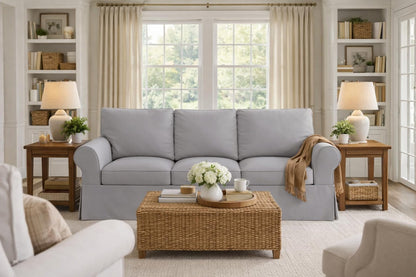 Heavy Cotton 3 Seat Sofa Slipcover
