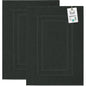 2 Piece Bathroom Bath Mat Set