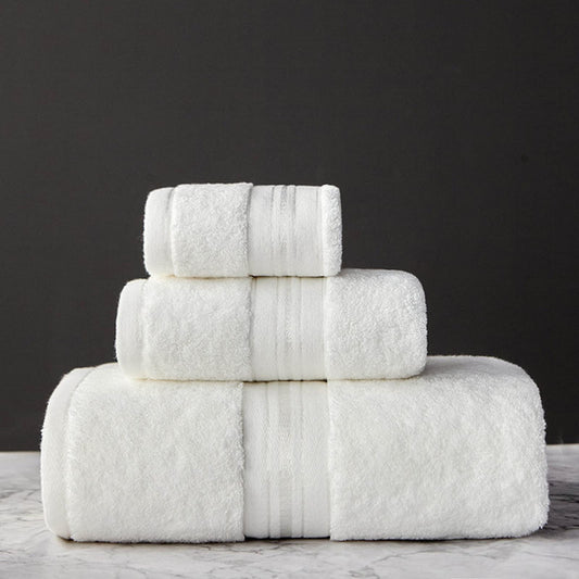 3 Piece Cotton Bath Towel Set