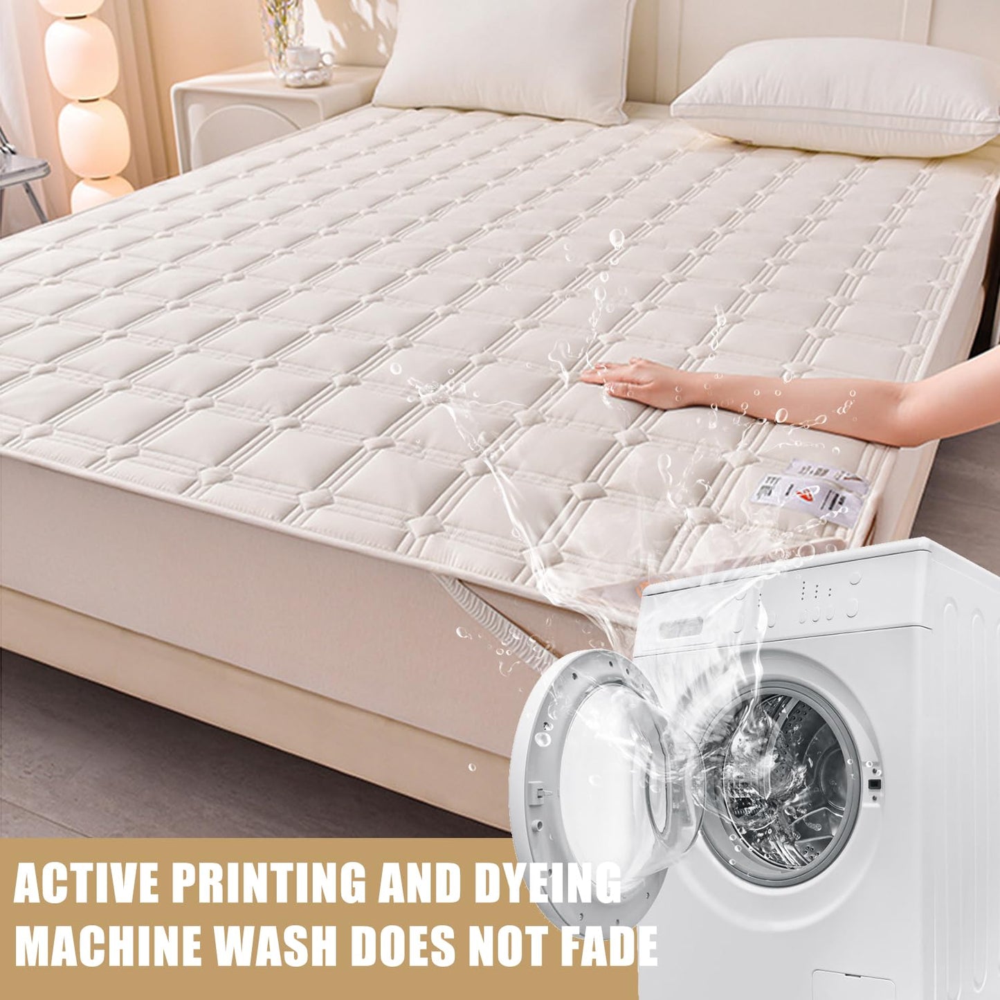 Cooling Quilted Mattress Protector