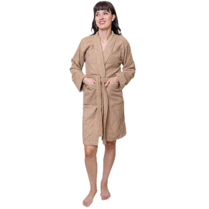 Lightweight Terry Cloth Bathrobe