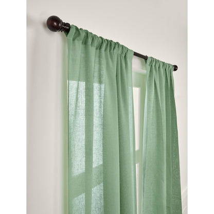Pure Linen Sheer Curtain Panel