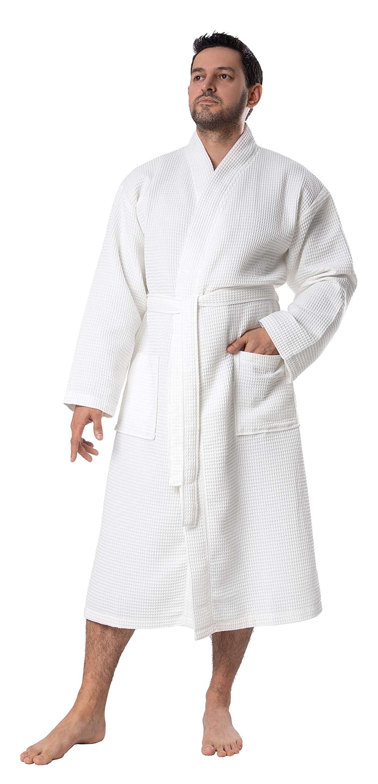 Turkish Cotton Waffle Bathrobe
